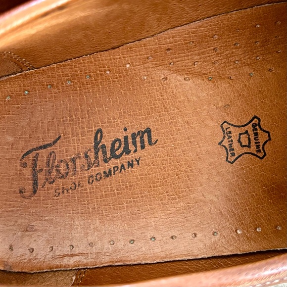 Men’s Florsheim brown leather dress shoes size 10.5 casual office suits - Picture 8 of 10